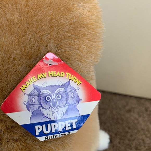 Cascade Toy Barn Owl Puppet Stuffed Animal Plush Head Turns All Around - Picture 4 of 13